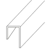 1/2" x 7/8" x 10' Vinyl J-Bead