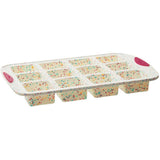 Silicone Brownie Pan - White Confetti, 12 Cup