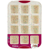 Silicone Brownie Pan - White Confetti, 12 Cup