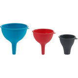 Silicone Funnel Set - 3 Pc