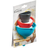 Silicone Funnel Set - 3 Pc