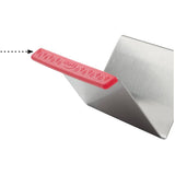 Stainless Steel Taco Holder with Red Handles - 2 Pack
