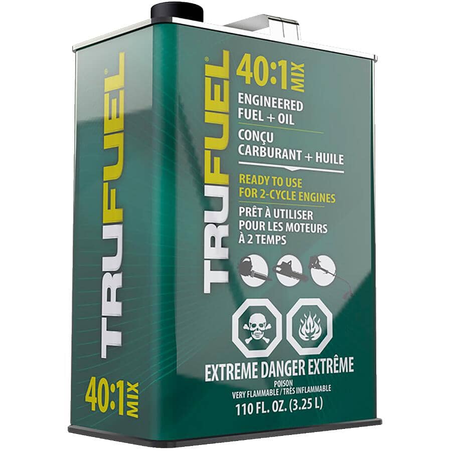 Pre-Mixed Engineered Fuel & Oil - 40:1, 3.25 L