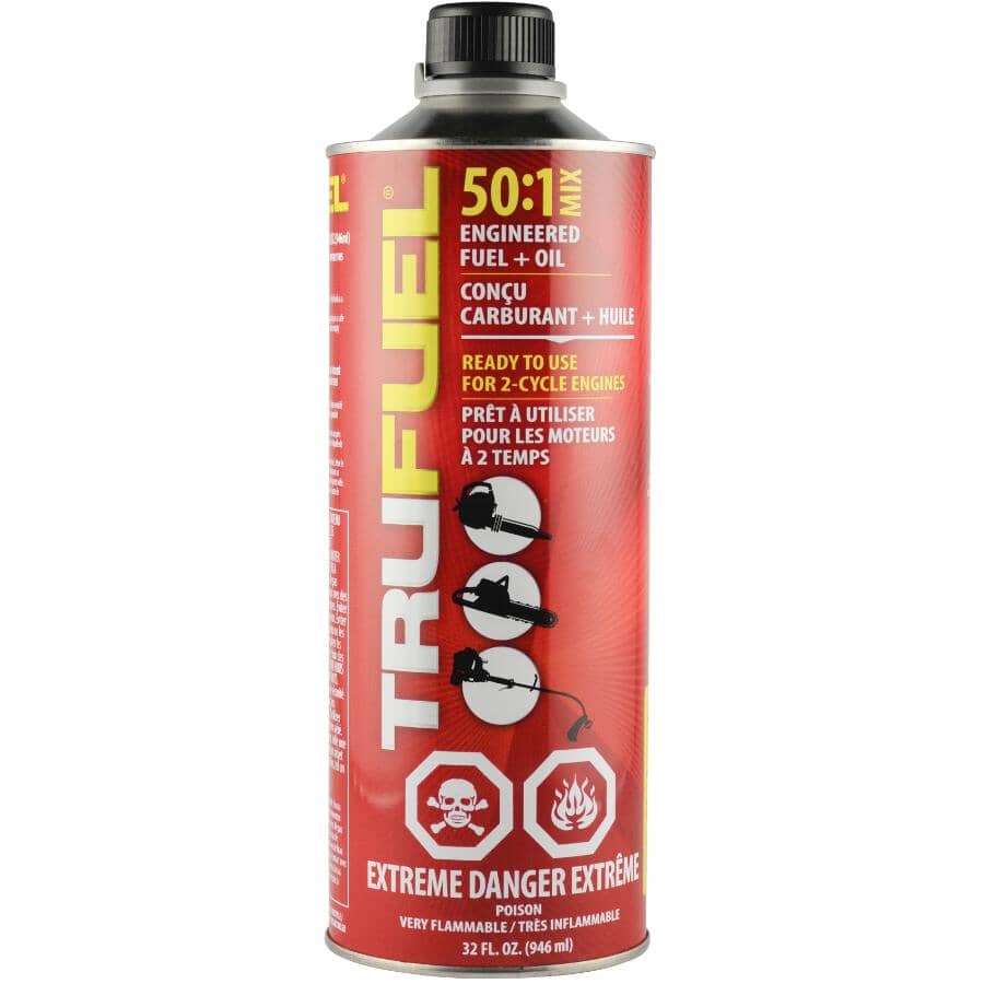 Pre-Mixed 2 Cycle Engineered Fuel & Oil - 50:1, 946 ml