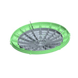 24" Septic Tank Riser Lid - Green