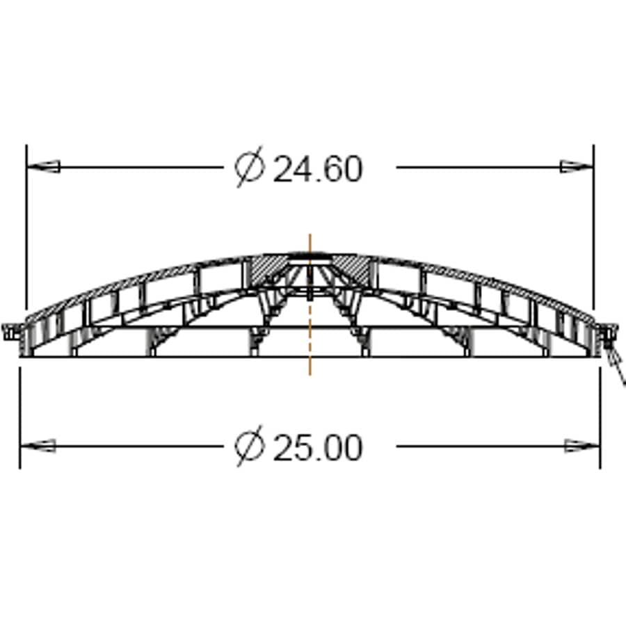 24" Septic Tank Riser Lid - Green