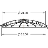 24" Septic Tank Riser Lid - Green