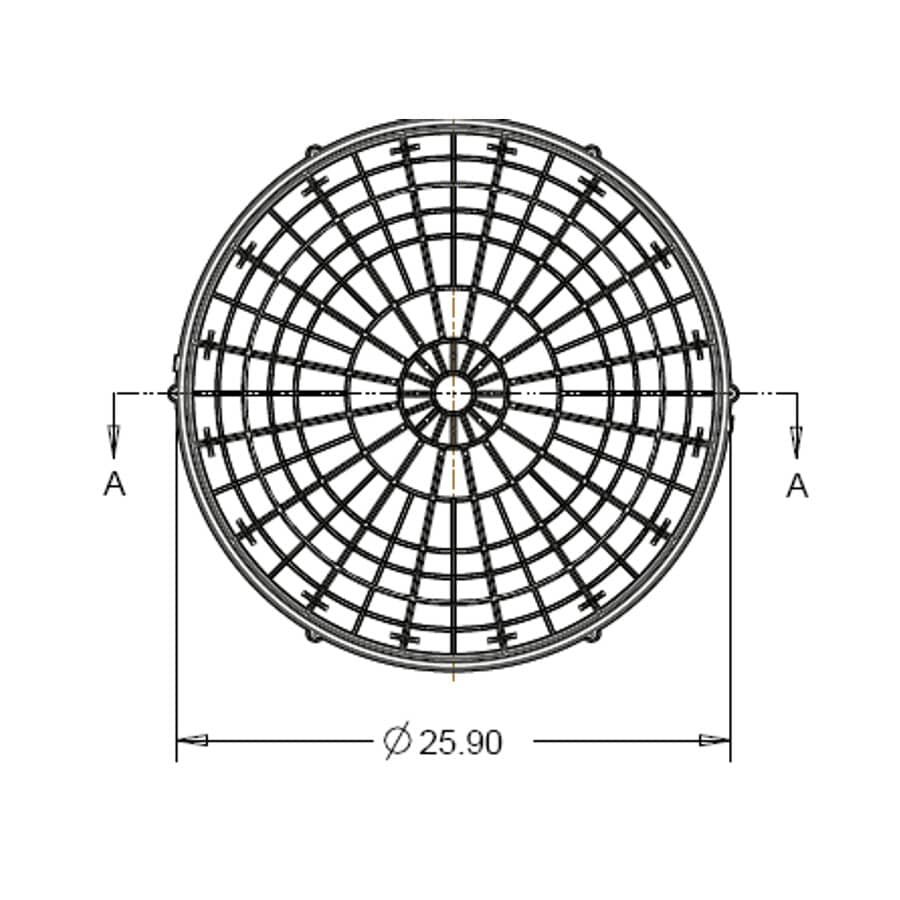 24" Septic Tank Riser Lid - Green