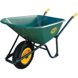 Heavy Duty Wheelbarrow - Steel Frame + 6 Cu. Ft Poly Tray