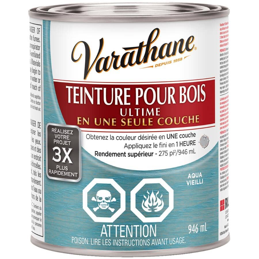 Ultimate Wood Stain - Antique Aqua, 946 ml