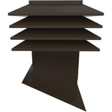 12" x 12" Maximum Brown Slanted Roof Vent