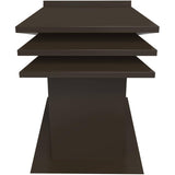 Slanted Roof Ventilator - Brown, 12" x 12"