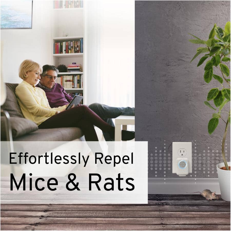 PestChaser Rodent Repellent - with Nightlight & Extra Outlet, 1 Unit