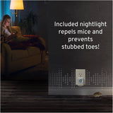 PestChaser Rodent Repellent - with Nightlight & Extra Outlet, 1 Unit