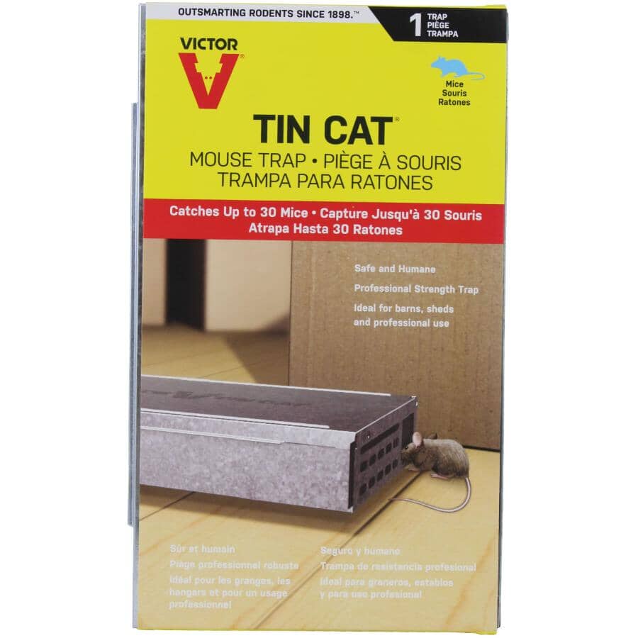 TIN CAT Live Catch Mouse Trap