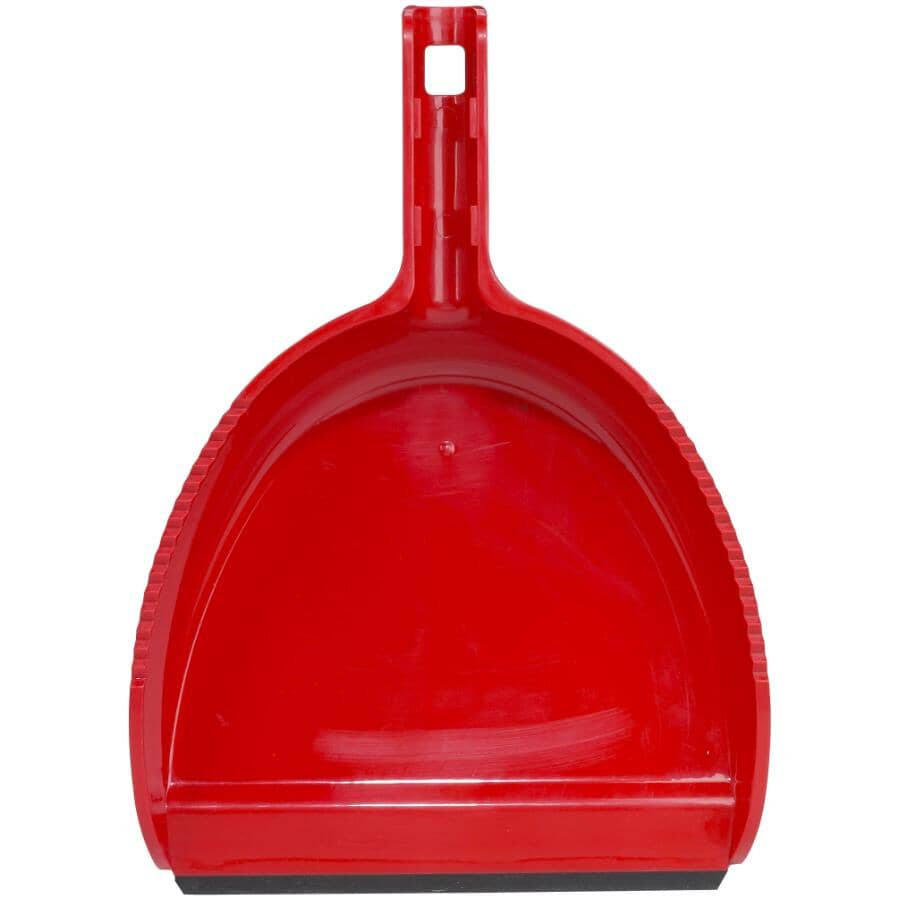 Clip Plastic Dustpan - Red