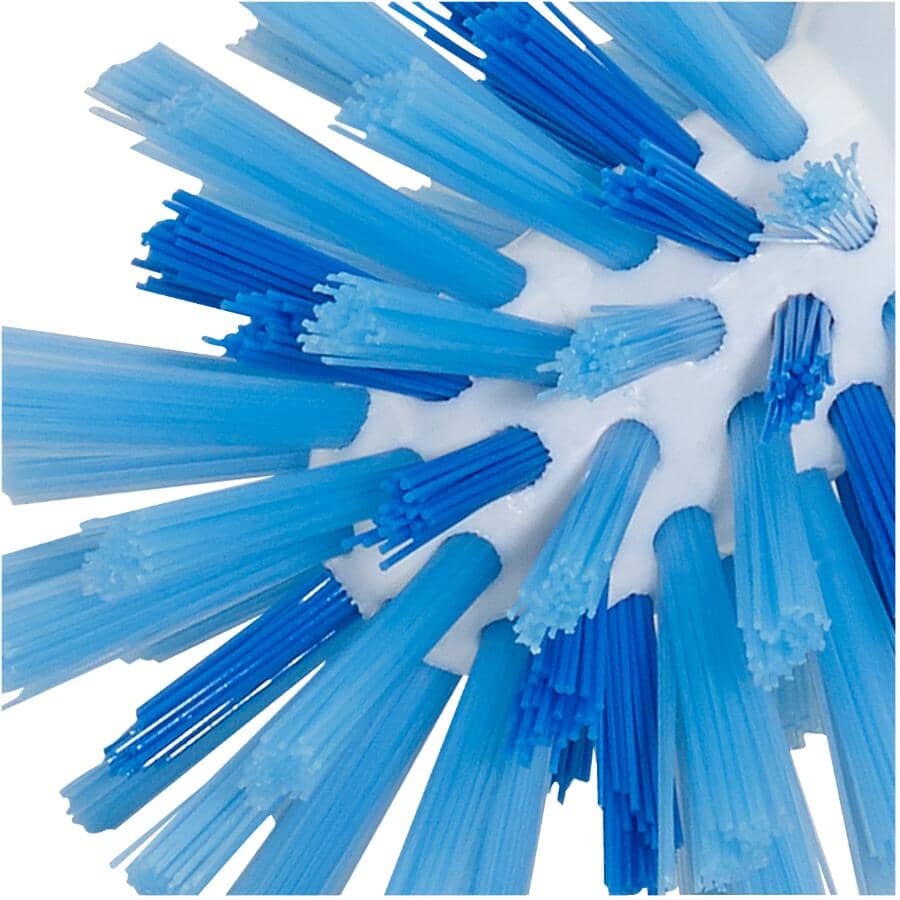 Deluxe Powerfibres Toilet Brush & Caddy - White