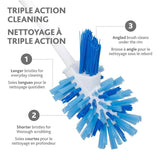 Deluxe Powerfibres Toilet Brush & Caddy - White