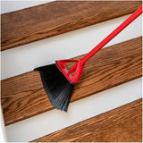 Oskar Angled Broom - with Clip-On Dust Pan