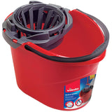 Quick Wring Mop Bucket - Red, 10 L