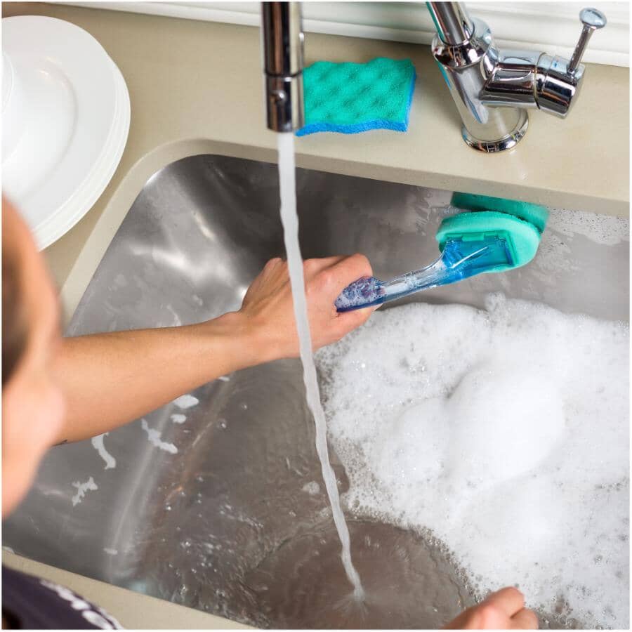 Scrunge Sponge Dish Wand/Scrub Brush