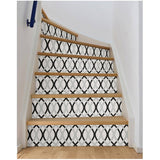 Lattice Peel & Stick Wallpaper - Black & Grey, 20.5" x 18'