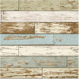 Old Salem Vintage Wood Plank Peel & Stick Wallpaper - 20.5" x 18'