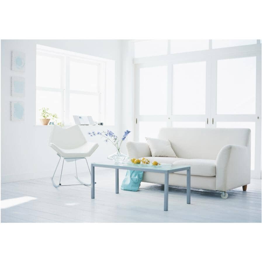 Transparent Privacy Cling Window Film - White, 17.71" x 79"