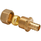 1/2" Comp x 1/2" PEX Transition Coupling