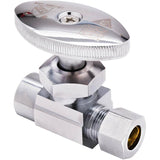 1/2" Copper Sweat x 3/8" Outside Diameter Compression Straight Stop Valve