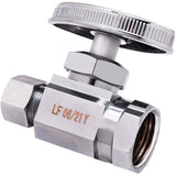 1/2" FPT x 3/8" Outside Diameter Compression Straight Stop Valve
