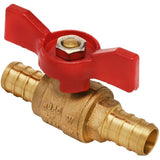 1/2" PEX Brass T-Handle Ball Valve