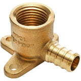 1/2" PEX  x 1/2" FPT Brass 90 Degree Drop Ear Elbow