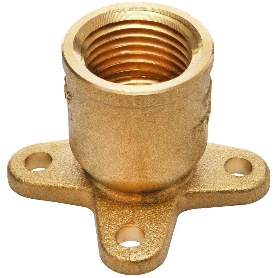 1/2" PEX  x 1/2" FPT Brass 90 Degree Drop Ear Elbow