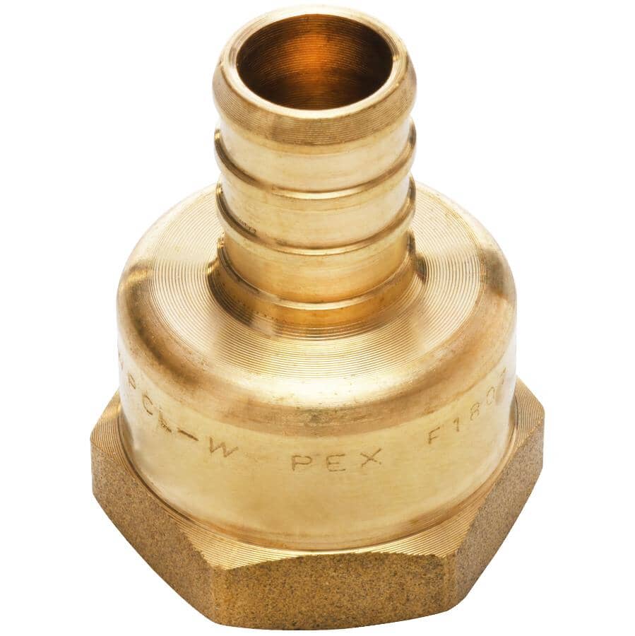 1/2" PEX  x 3/4" FPT Brass Adapter