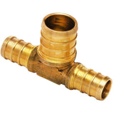 1/2" x 1/2" x 3/4" PEX Brass Tee