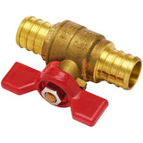 3/4" PEX Brass T-Handle Ball Valve