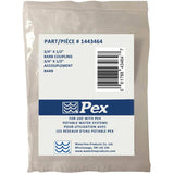 3/4" PEX x 1/2" PEX Brass Coupling