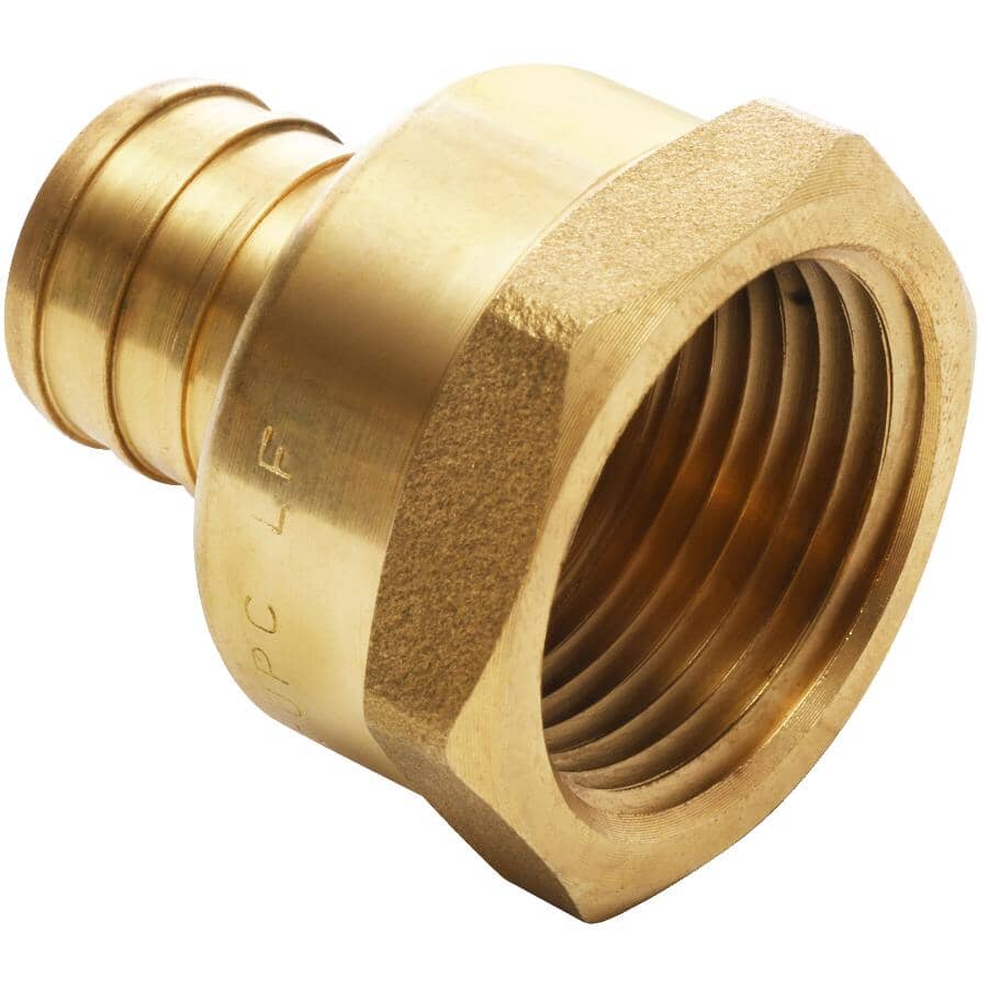 3/4" PEX  x 3/4" FPT Brass Adapter