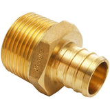 3/4" PEX  x 3/4" MPT Brass Adapter