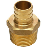 3/4" PEX  x 3/4" MPT Brass Adapter