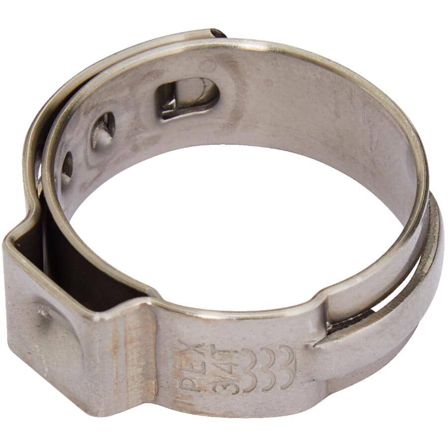 3/4" Stainless Steel Surlok Pipe Clamps - 50 Pack