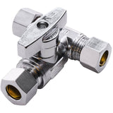 3/8" x 3/8" x 3/8" Compression Tee Valve
