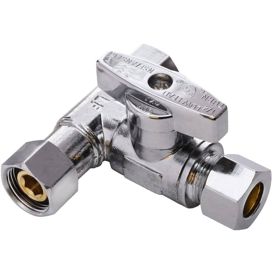 3/8" x 3/8" x 3/8" Compression Tee Valve