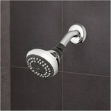 EcoFlow 4 Setting Wall Mount Showerhead - Chrome
