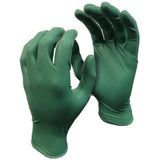 Men's Green Monkey Nitrile Gloves - Extra Large, 100 Pack