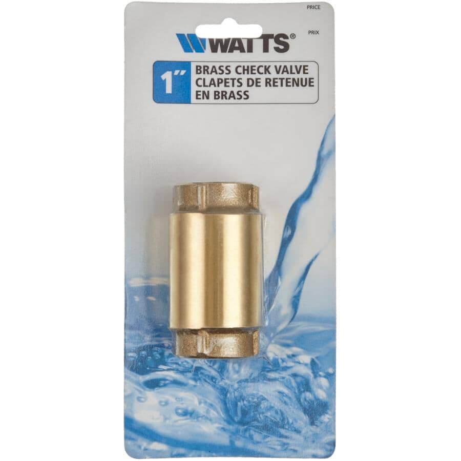 1" Check Valve - Brass