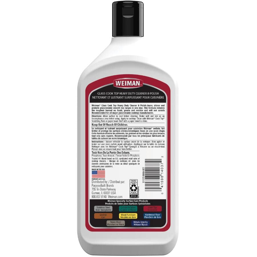 Glass Cook Top Heavy Duty Cleaner & Polish