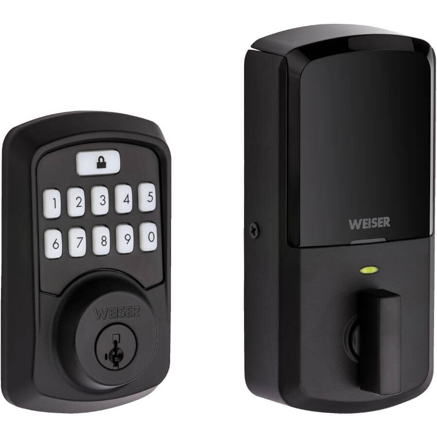 Aura Electronic Deadbolt - Matte Black + Bluetooth