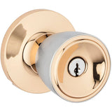 Bronze / Satin Chrome Beverly Entrance Knobset